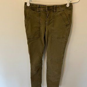 J. Crew Women's Skinny Washed Twill Utility Pants A6527 size 26
